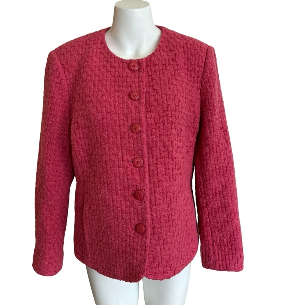 Appleseed’s Lined Button Front Woven
Jacket- 12P